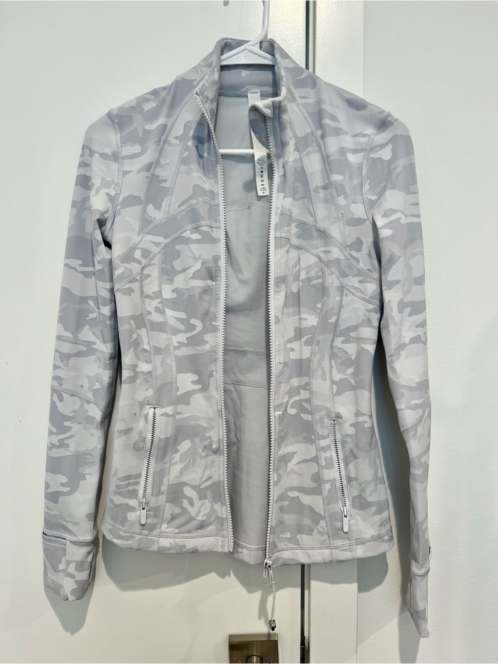 lululemon | Define Jacket, Light Lavender/Gray Camo Full Zip, Size 4